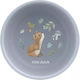 Little Dutch Baby Food Bowl Mio Forest Friends made of Plastic Light Blue