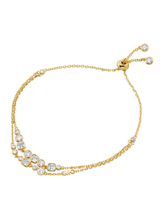 Michael Kors Premium Women's Bracelet made of Silver Gold Plated