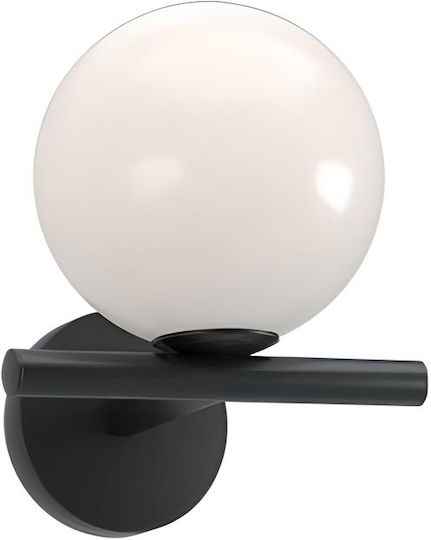 Home Lighting Lamp Wall with Socket E14 Black 20x20x20cm
