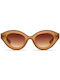 Komono Women's Sunglasses with Brown Plastic Frame and Brown Gradient Polarized Lens KOM-S10727