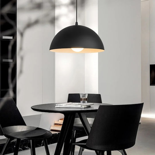 Home Lighting Hängelampe Schwarz mit Fassung E27 40x100x100cm.