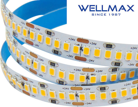 Ταινια Led 24v/18w Εσωτερικου Χωρου Ip20 240l 2835 4000k Wellmax0 Τεμάχια 5