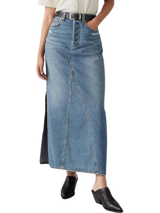 Icon Denim Maxi Rock Blue