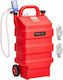 Vevor Fuel Caddy Portable Fuel Tank 16 Gallons Electric Transfer Pump 12v DC