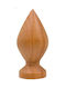 Galifas Curtain wood end Brown 1pcs