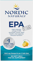 Nordic Naturals EPA Xtra Fish Oil 1640mg 60 Softgels with Lemon Flavour Nordic Naturals EPA Xtra Fish Oil 1640mg 60 Softgels with Lemon Flavour