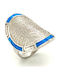 Drandakis Damen Ring mit Steinen aus Silber