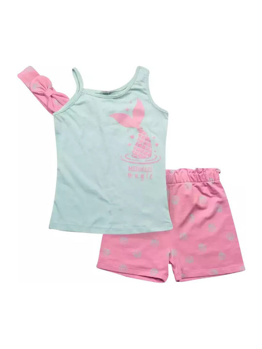 Trax Kids Clothing Set with Shorts Light Blue 3 Pieces