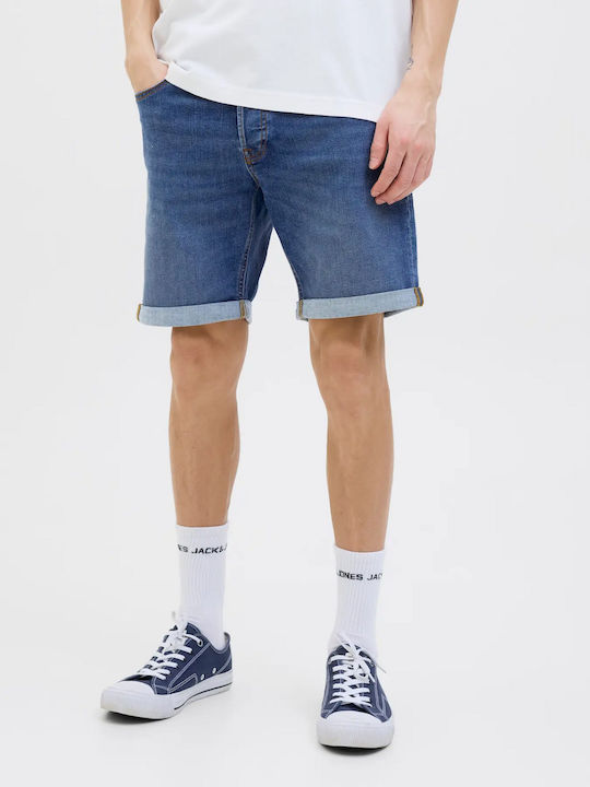 Jack & Jones Men's Shorts Jeans Blue Denim