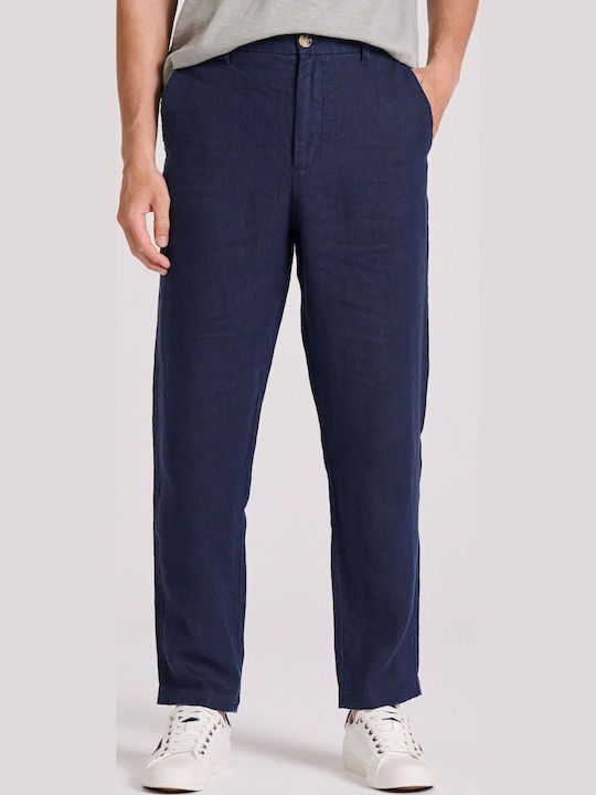 Trousers Chino in Regular Fit Navy Blue