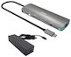 i-tec USB-C Докинг станция с HDMI 4K Сребрист (C31NANOLANPD100)