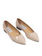 Anatomic Leather Pointy Ballerinas Beige