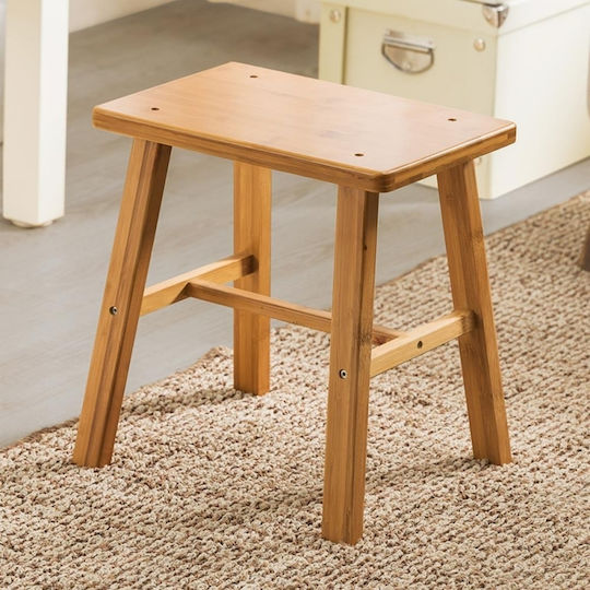 Hocker Für das Wohnzimmer Hölzernes Braun 28x23x30cm