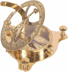Nautical Solar Metal Compass 12cm