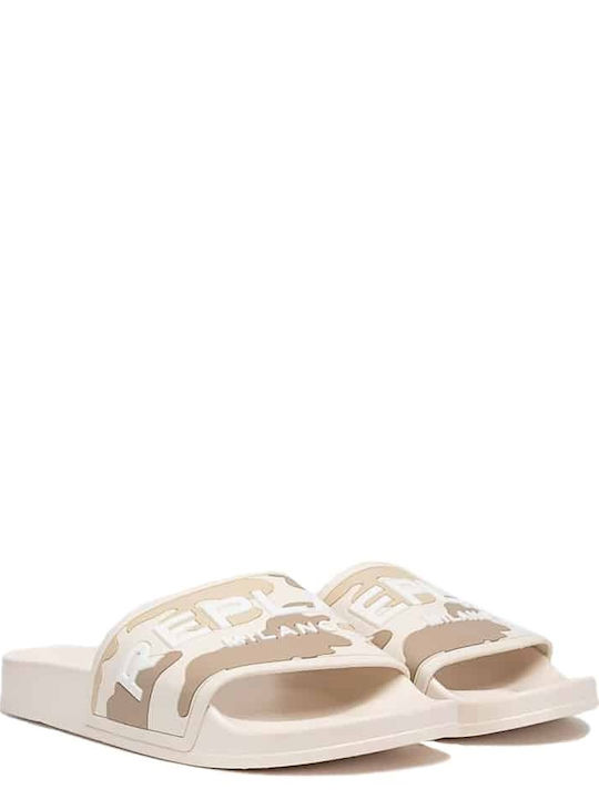 Herren Slides Beige