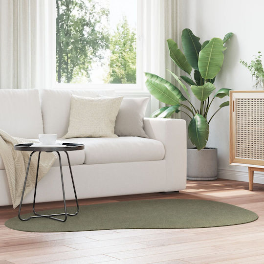 vidaXL Rug Outdoor Rectangular Wool Green