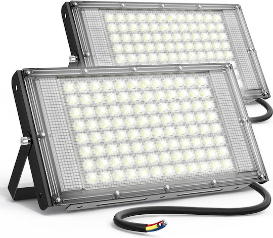 Rezistent la apă Proiector LED 40W Alb Rece 6000K IP66