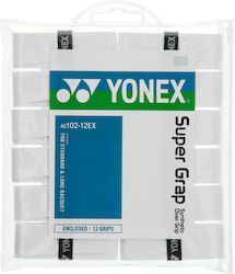 Yonex Super Grap Овъргрип X 12 Бял Yonex Super Grap Овъргрип X 12 Бял