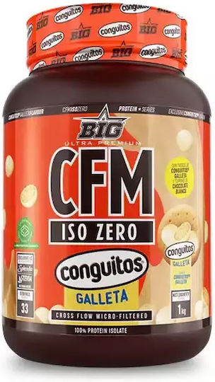 Big CFM Iso Zero Proteină Din Zer cu Aromă Conguitos Cookie - White Choco 1kg