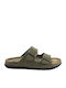 Herrensandalen Olive