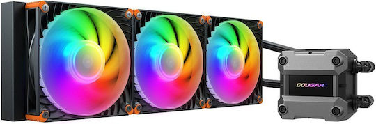 Cougar Poseidon Ultra 360 Water Cooling AIO CPU With 3 Fans 120mm And ARGB Lighting
