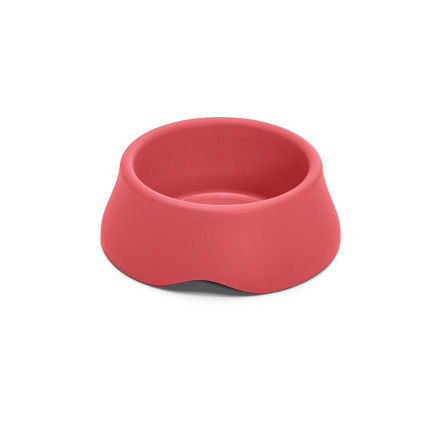 Imac Plastic Bowl Food for Dog & Cat 1lt 20cm in Red Color