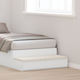 vidaXL Bed Drawer made of Wood White 80x36.5x16...