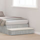 vidaXL Bed Drawer made of Wood Concrete Grey 80...