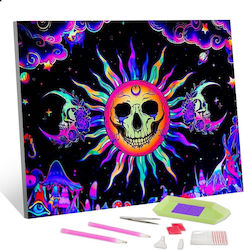5d Diamond Painting Skull 30x40 Cm