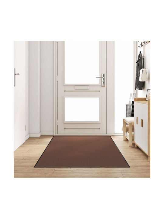vidaXL Rachati Non-Slip Rectangular Brown Outdo...