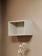 Kids Shelf Rectangle Wall Mount White 60x30x36cm