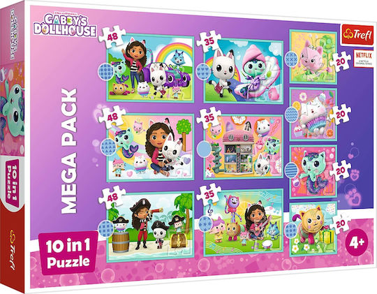 Kinderpuzzle 10 in 1 In Gabi's World für 4+ Jahre 329pcs Trefl