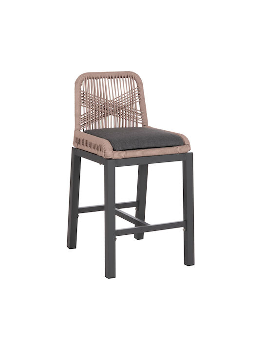 Stool for Bar Outdoor Anthracite, Beige 47.5x55...