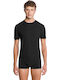 Men's Undershirt Short-sleeved Black