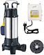 Zita Brush Zita Pump Αντλία Ακαθάρτων / Λυμάτων 1.73hp με Φλοτέρ και Κοπτήρες 1186100004C23