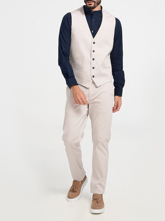 Tessuti Men's Vest Regular Fit Gray
