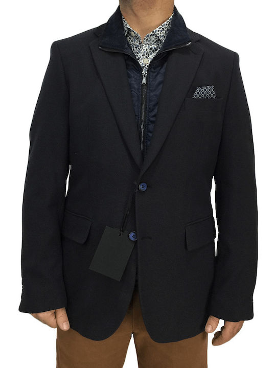 Freeman Clothing Men’s Suit Jacket in Navy Blue