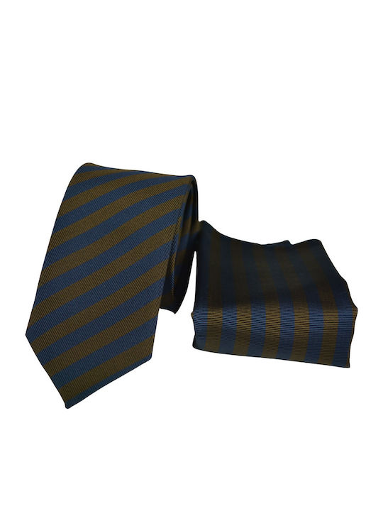 Messaggero Men's Tie Set Silk Printed
