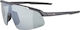 Alpina Cycling Glasses with Black Frame & Mirror Lenses