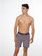 Men's Swimwear Shorts Blue with Patterns