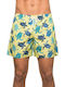 Men's Swimwear Shorts Green with Patterns