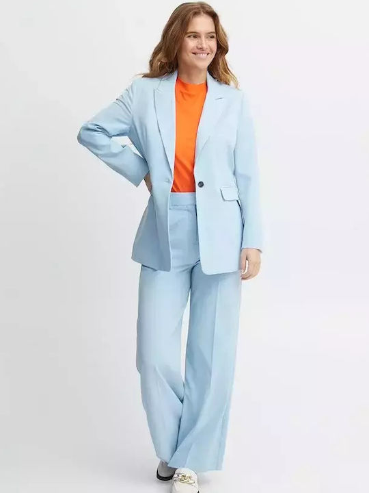 B.Younq Women's Blazer Blue Bell