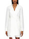 Nadia Rapti Long Women's Blazer White