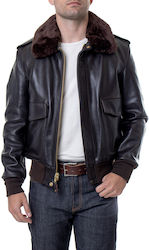 Schott Iconic A-2 Lederjacke Brown Schott Iconic A-2 Lederjacke Brown