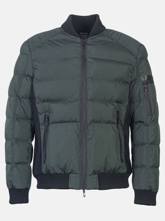 Winter Jacket Puffer Green-bottle