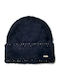 Beanie Γυναικείος Σκούφος Πλεκτός σε Μαύρο χρώμα