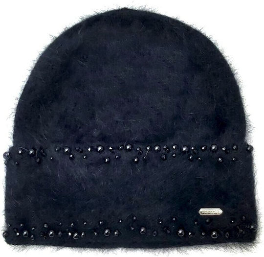 Beanie Frauen Beanie Gestrickt in Schwarz Farbe