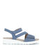 Damenplattformen Blau