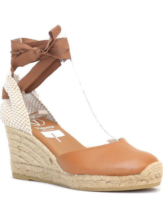 Platforme Dama În Tip Espadrile Maro