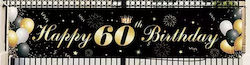 Banner de Fundal pentru Decorare Agățată de 60 de Ani 180x40 Cm Banner de Fundal pentru Decorare Agățată de 60 de Ani 180x40 Cm